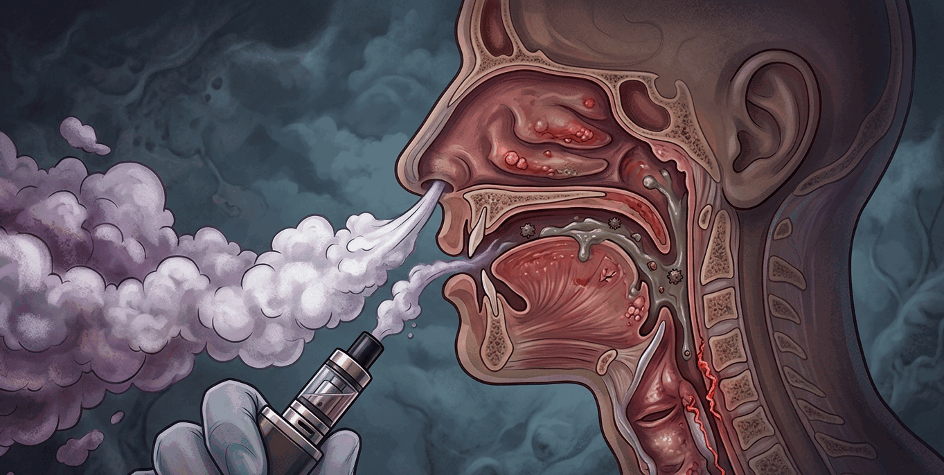 Вплив вейпінгу та електронних сигарет на ЛОР-органи: чи дійсно це безпечніша альтернатива?